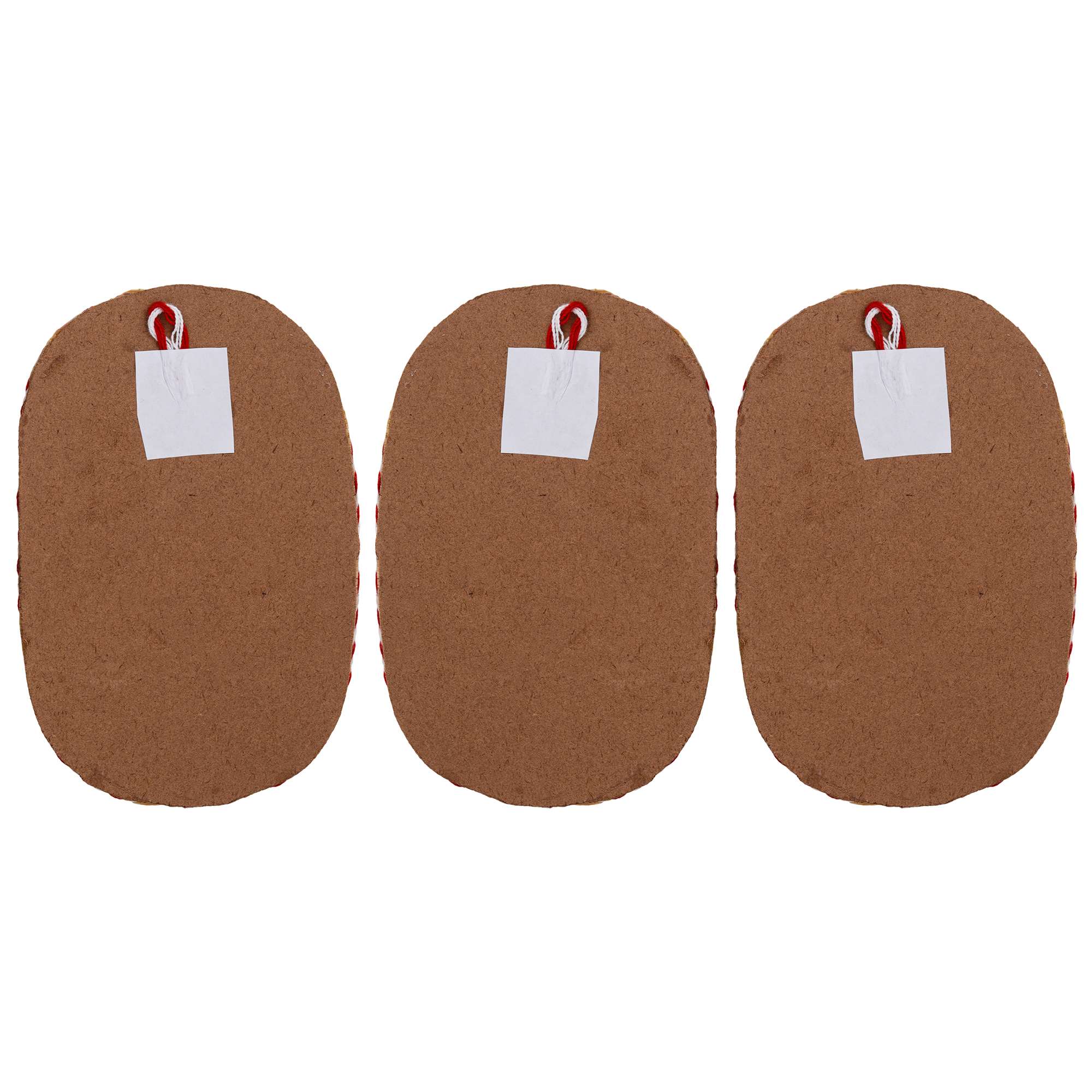 Bamboo Hand Crafted Wall Hangings Of The Trio Of Ganesh Ji, Laxmi Ji And Sarwasti Ji Painting For Home Decor - Image 4